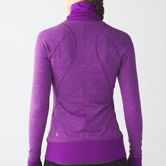 Lululemon Runderful Slim Fit 1/2 Zip Running Pullover Purple Tender Violet 8 - Picture 3 of 16